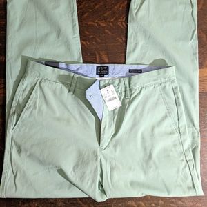 NWT J Crew Sutton Mint Green Chino. Sz 31/30.